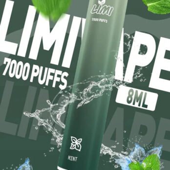【LIMI】7000口拋棄式電子煙 吸氣即亮LED燈條 8ml 650mAh可充電 3.5%尼古丁鹽 冰感水果系列 現貨秒發