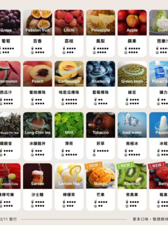 TUTX 一代煙彈 –陶瓷霧化芯 3%尼古丁鹽 30+種豐富口味任選 LANA/RELX/VAKA等一代通用