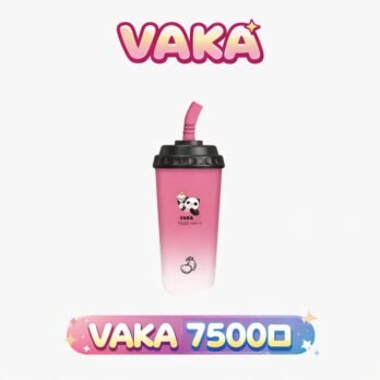 【VAKA奶茶杯】7500口拋棄式電子煙 萌熊貓造型 15ml 600mAh可充電 3%丁鹽 冰感水果奶茶系 現貨秒發
