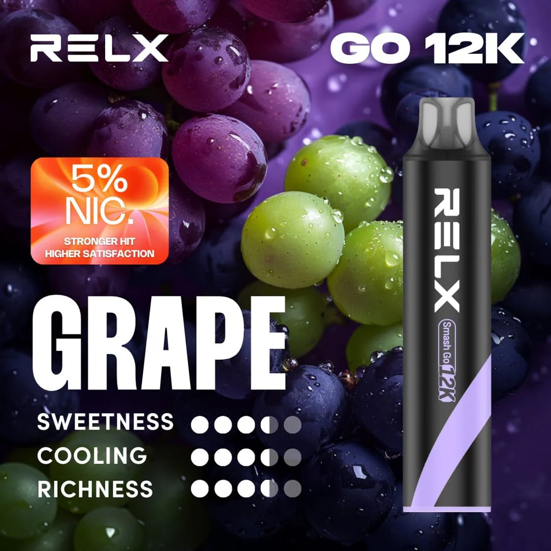 RELX Smash Go 12K 12000口拋棄式 15ml澎湃容量不乾燒 5%滿足感十足 400mAh穩壓續航 Type-C快充 CP值制霸全台 現貨秒發:圖片 2